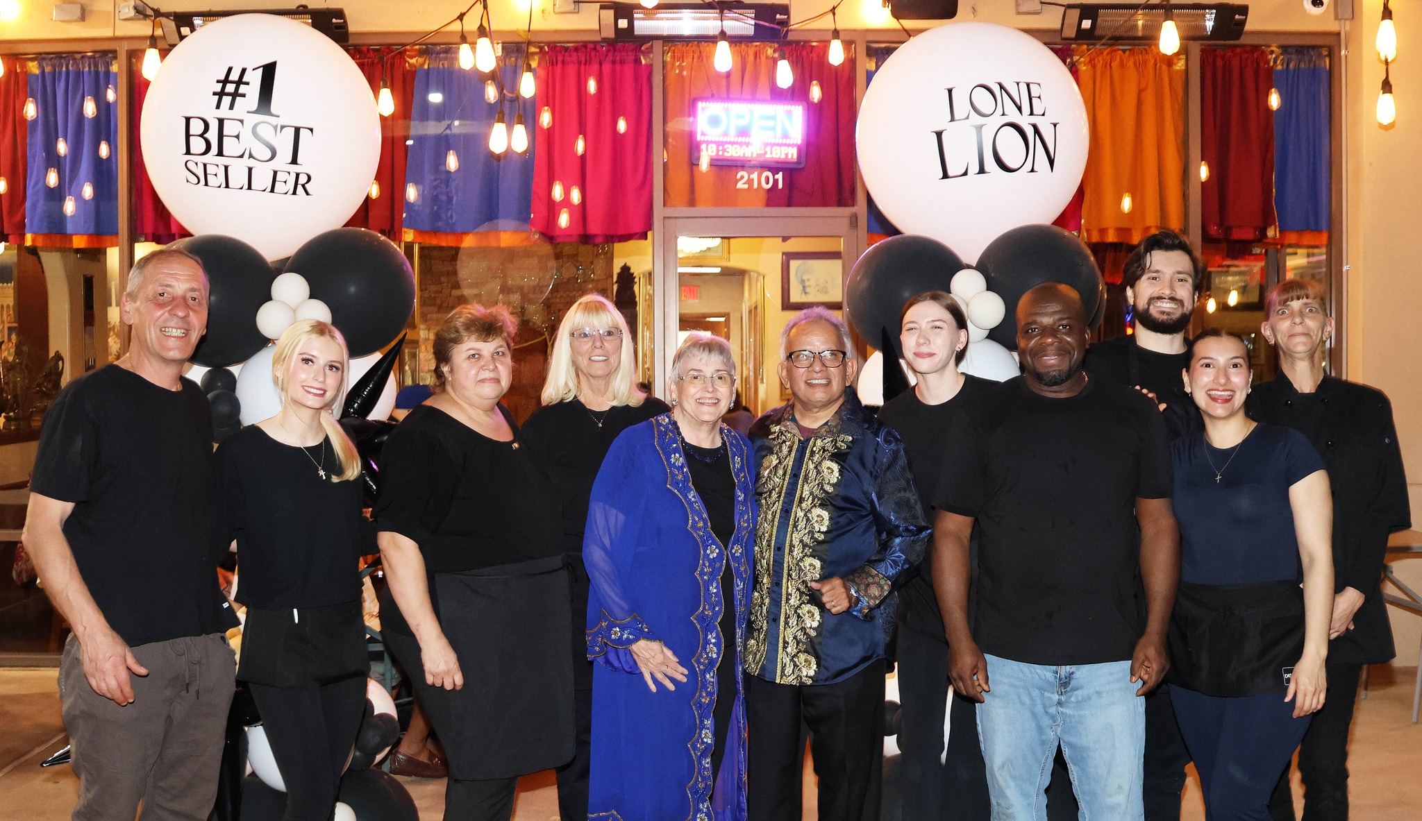 Lone Lion Success Party at Guru Indian Restaurant